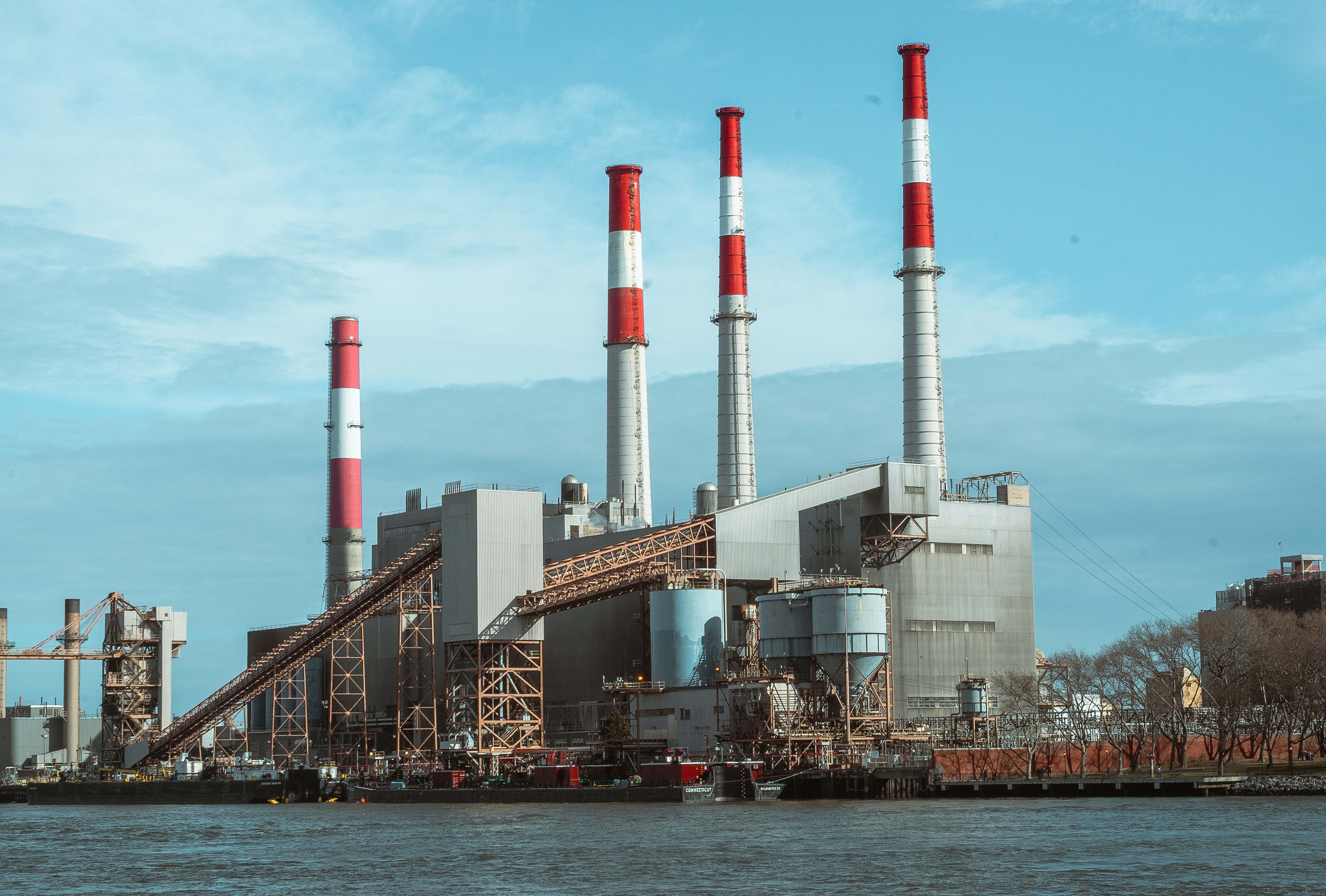 Power Plant at Roosevelt Island, New York, NY, USA